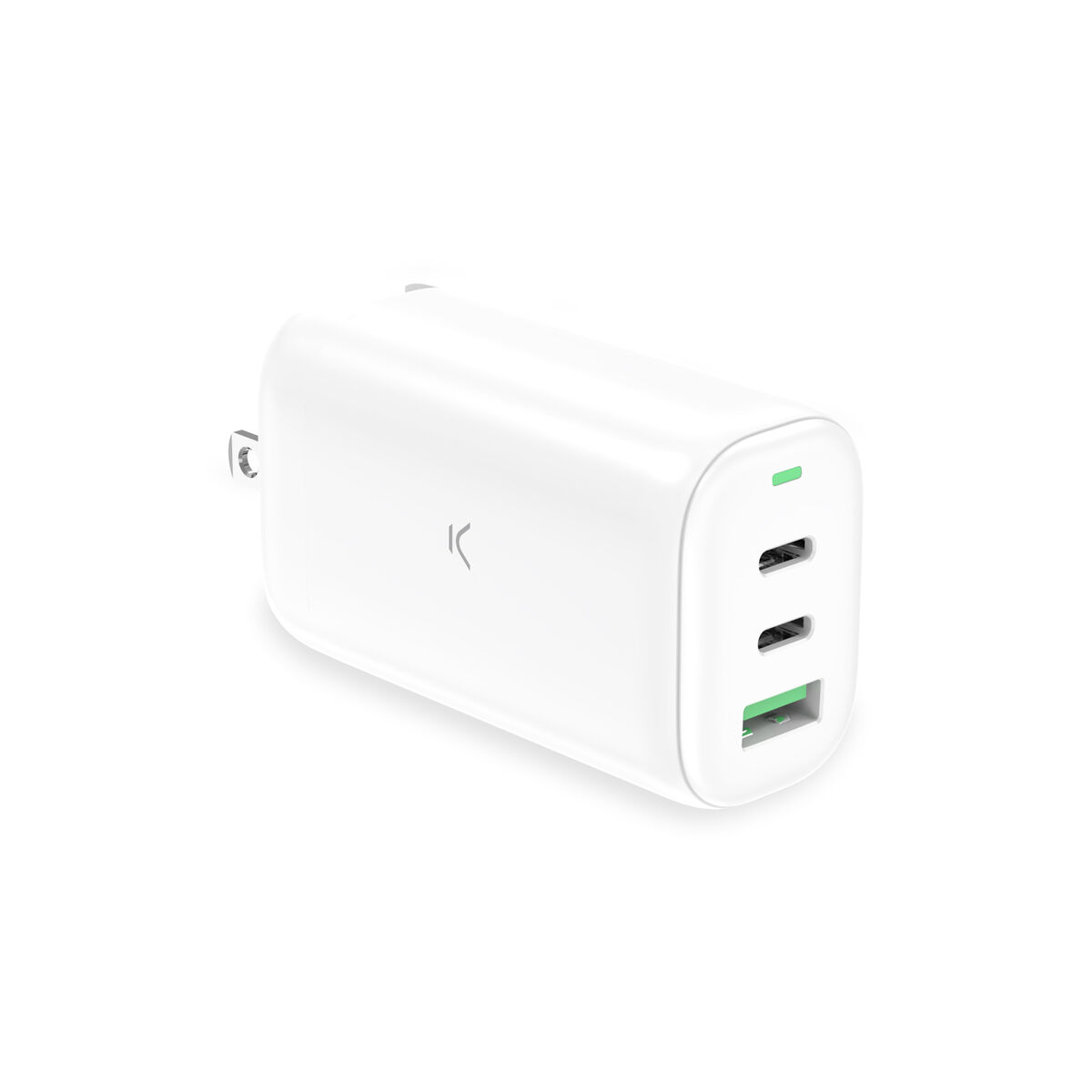 Încărcător de Perete KSIX GaN Alb 65 W